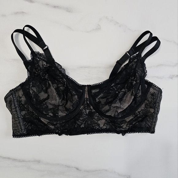 Torrid Dot Lace Underwire Bra - Picture 5 of 9